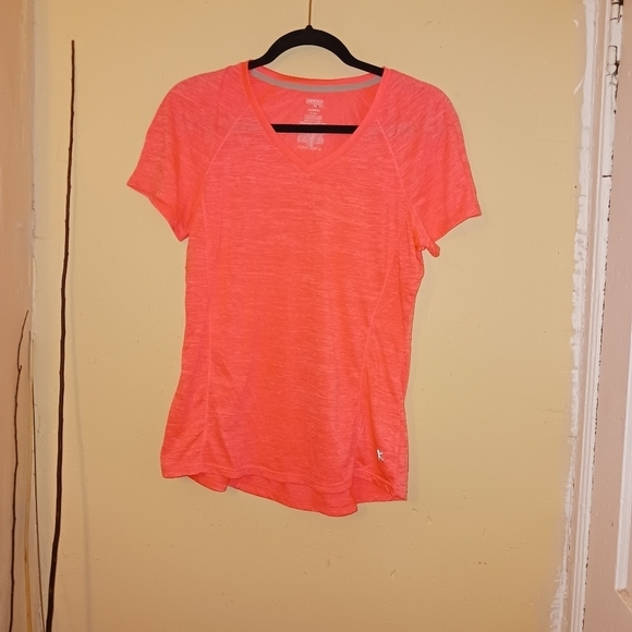 Danskin womens Neon pink athletic top With Back Reflector size medium - Picture 1 of 6